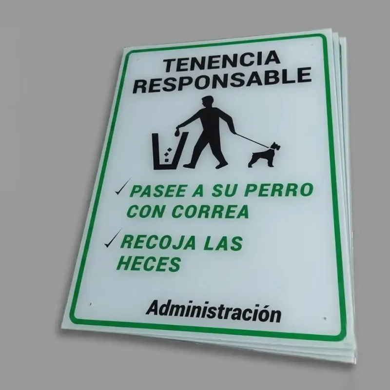 Letrero Señaletica